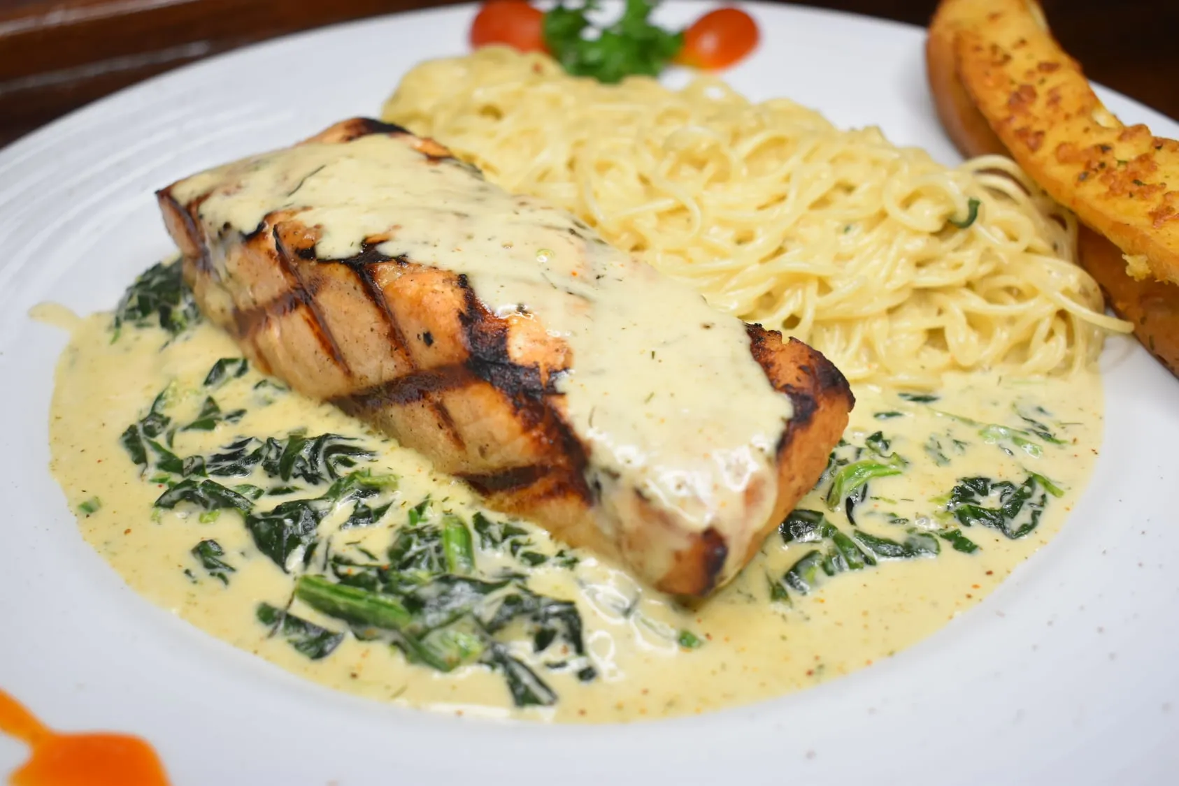 Bourbon St. Bangkok Salmon Florentine